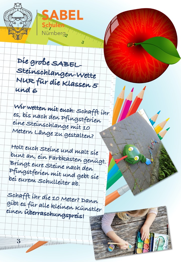 Flyer.Steinschlange